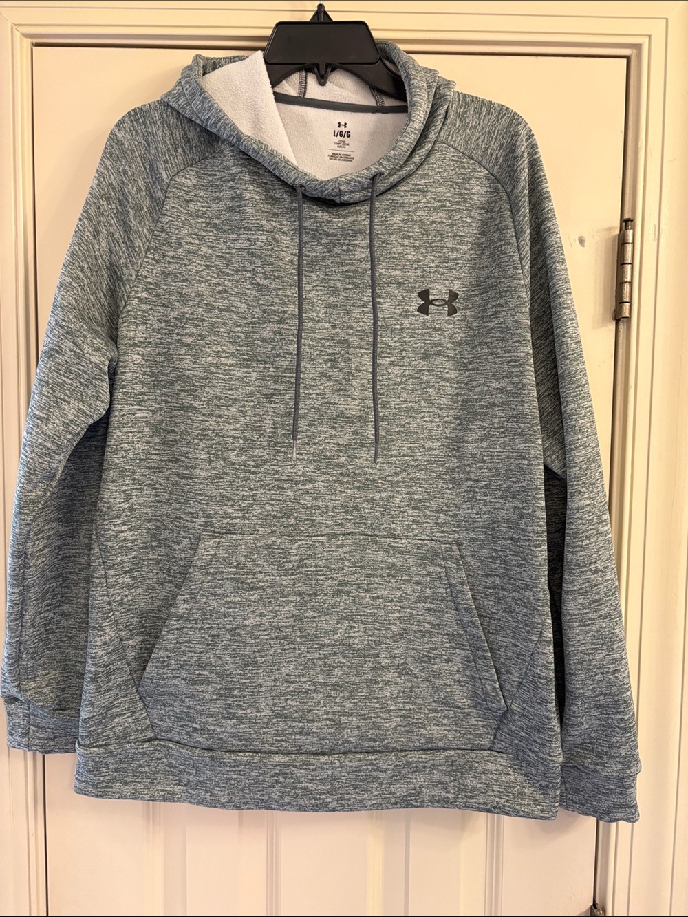 Under Armour Men’s Heather Grey Turtleneck Hoodie - Picture 1 of 2